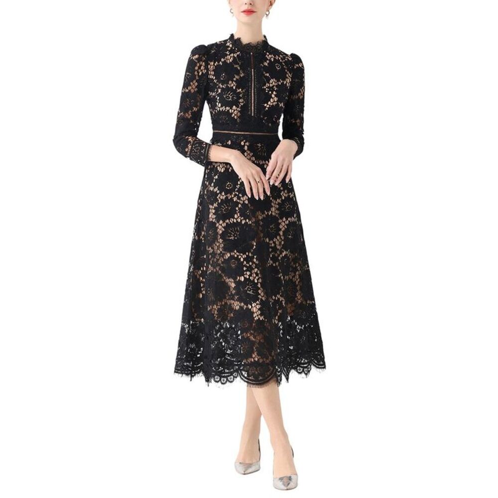 Elaine Womens  Midi Dress